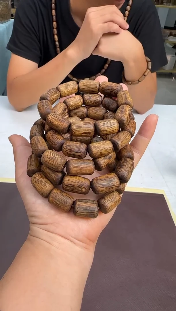 手串沉香金丝油窖藏款陆河树心油奇楠沉香单圈多样性发1