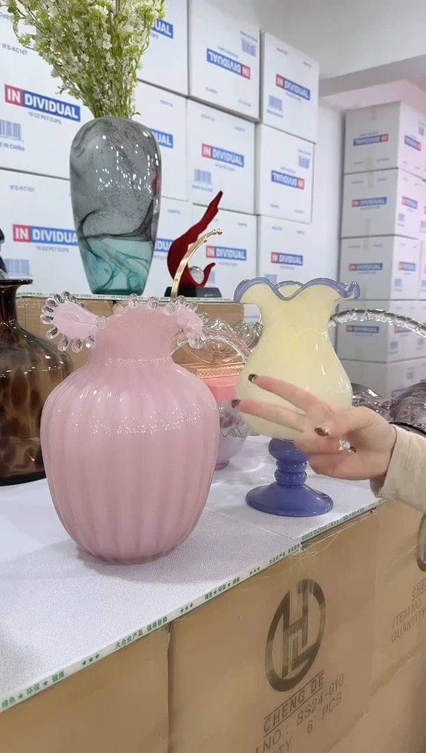 【闪购商品】无铅玻璃甄选花器-k-早18