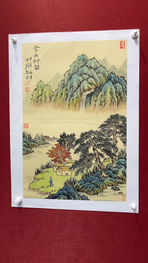 国画田哲老师现场创作 49