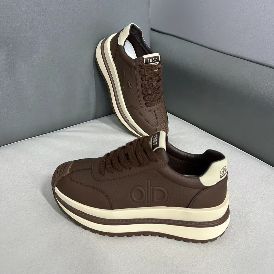 【菲如斯D10】25单棉同款运动鞋百搭厚底休闲鞋男士老爹鞋透气男款