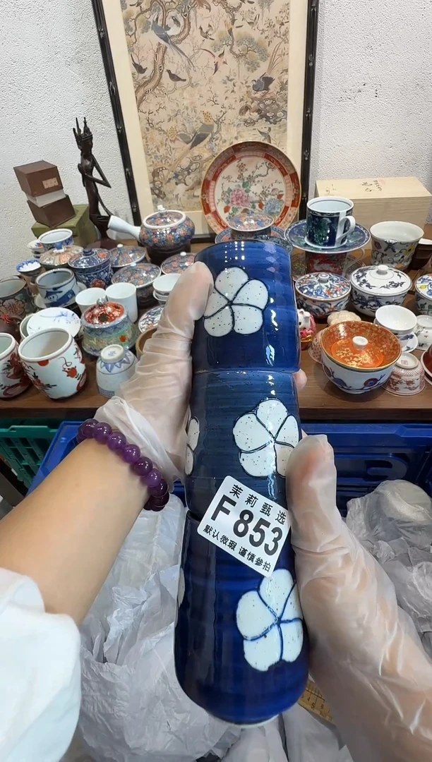 瓷片悦***喜茉莉小莉一号商品853（3只）