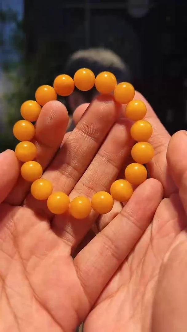 【闪购商品】蜜蜡手链未镶嵌11+单圈