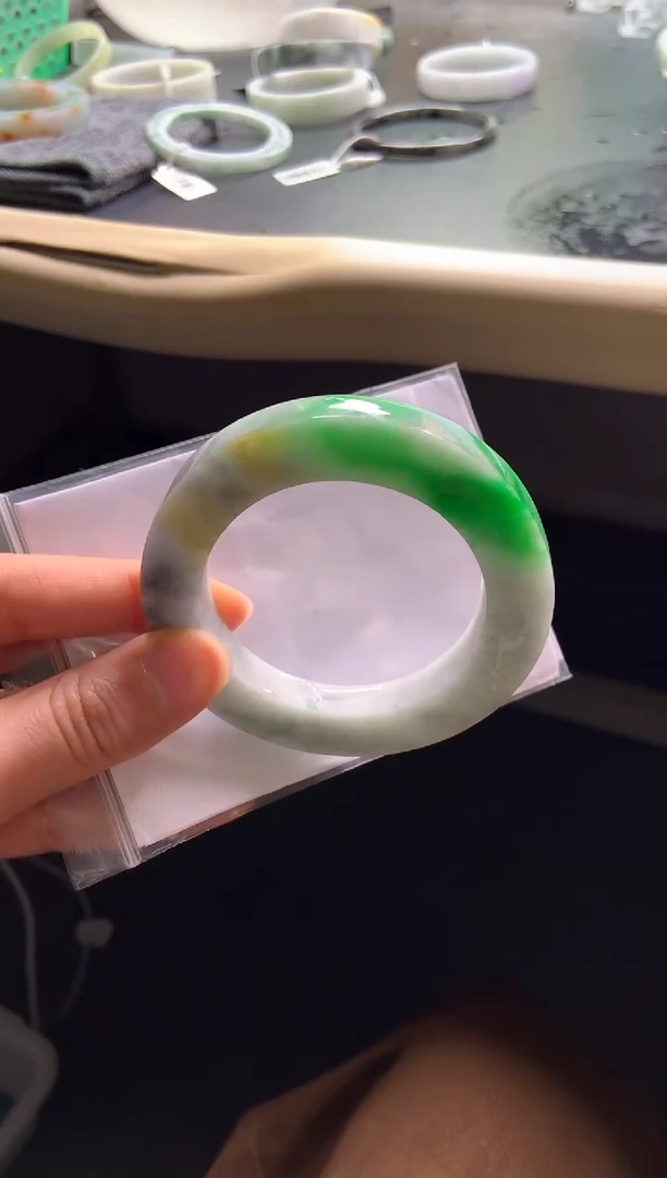 未镶嵌手镯定制翡翠52-63「定制不退不换」