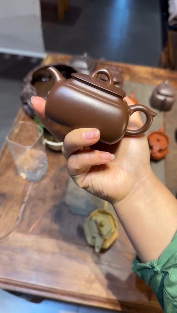 茶壶紫砂张****】长四方 紫砂壶