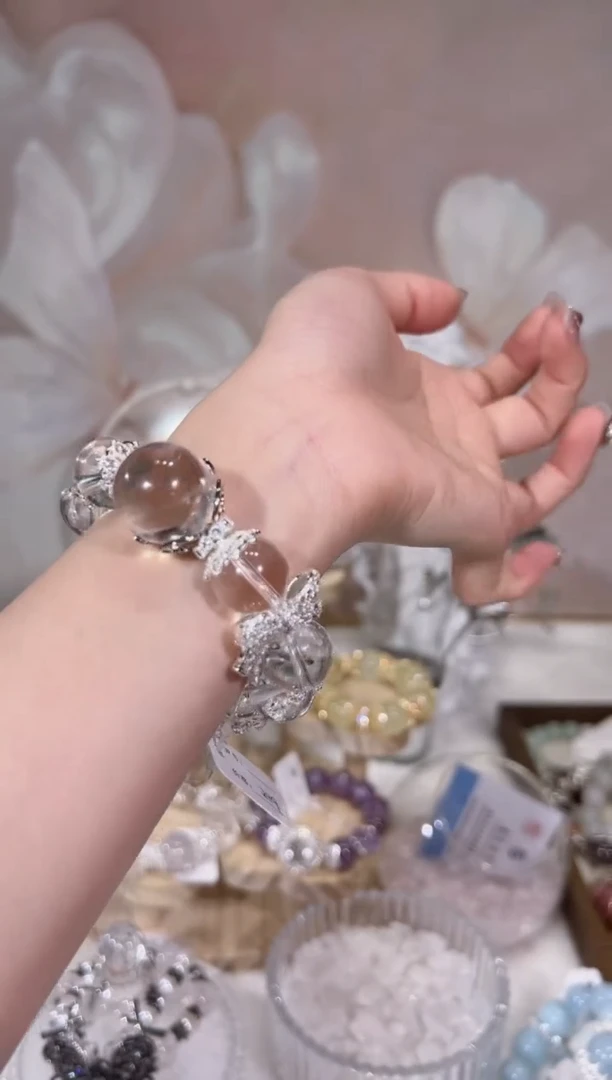 【闪购商品】水晶手链未镶嵌天然水晶默认微瑕 多样性发货发其一