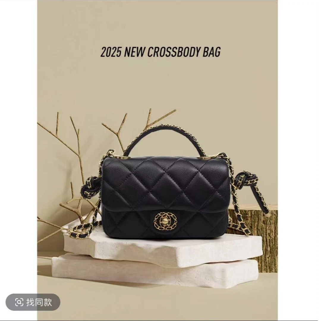 【C622】奢品包包单肩斜挎网红同款时尚百搭香奶奶家拉链包