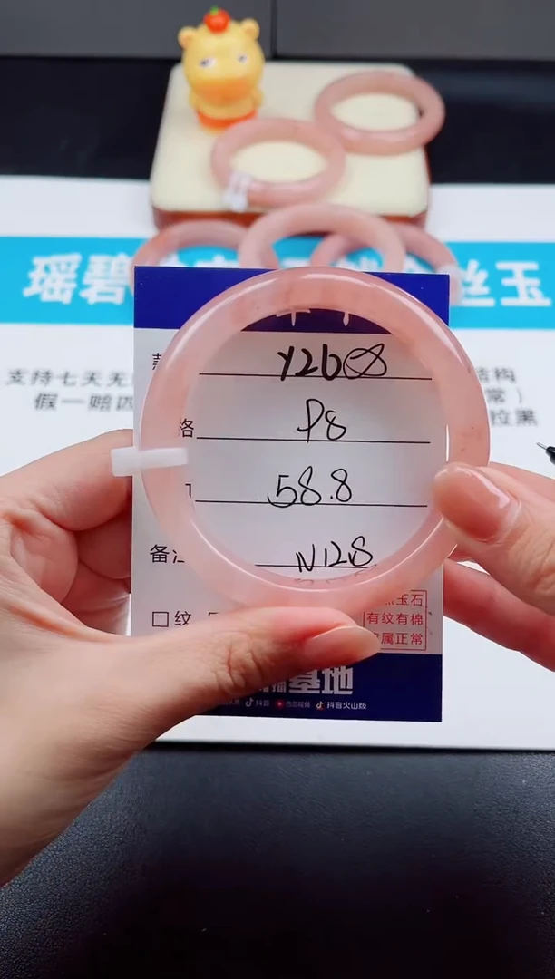 未镶嵌手镯石英质玉Y26  -  58.8