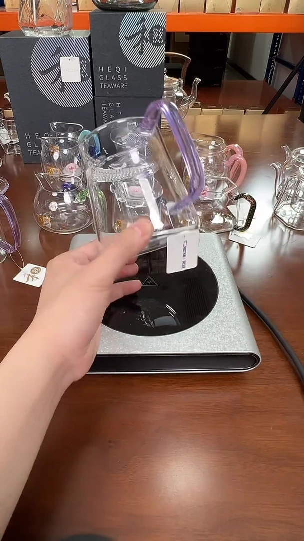 @@风迷新月煮茶器浅紫色