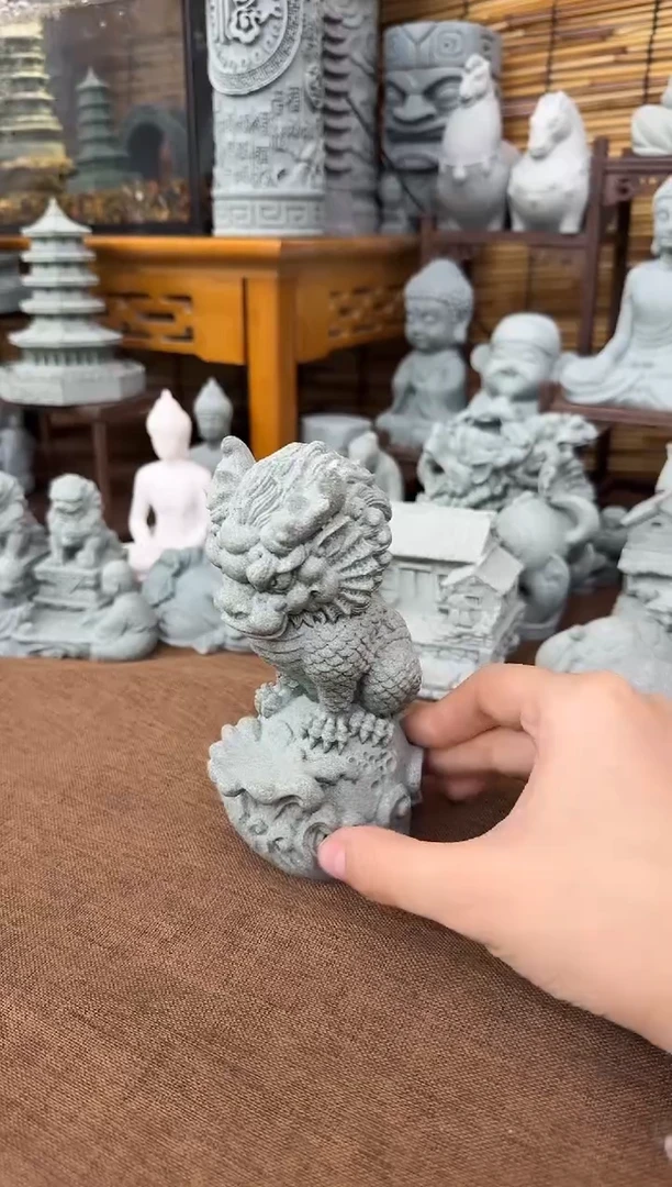 石材青砂石宝珠镇水兽