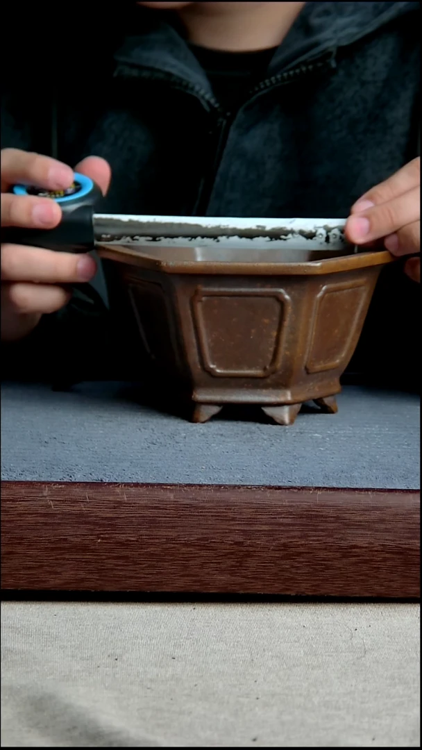 紫砂花盆14*12*7.5内径尺寸