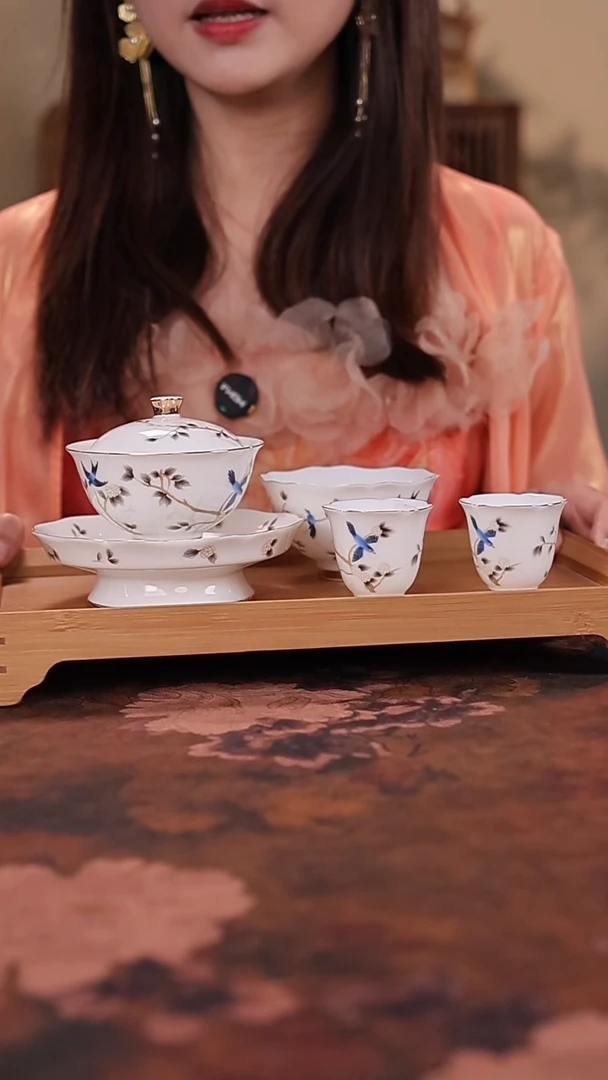 陶瓷茶具（无礼盒无茶盘）@@ZH126