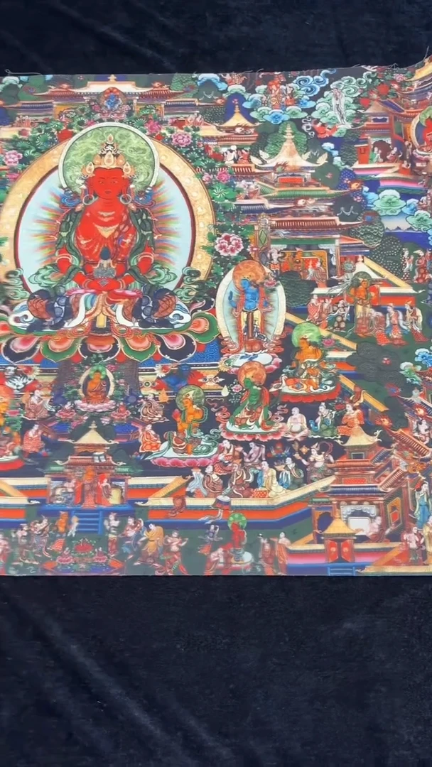 装裱画唐卡藏艺阁高端绘画作品TK16008