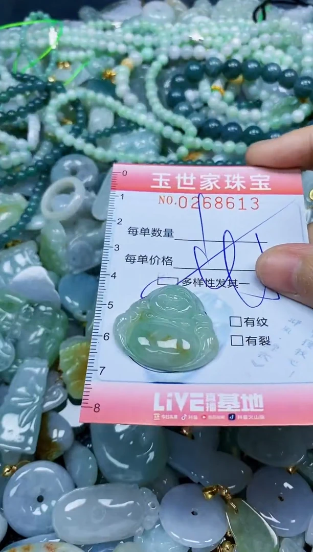 翡翠未镶嵌颈饰闪购0268613多样性发其一