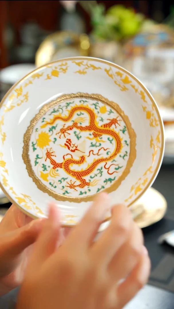 瓷片6.5英寸碗1个