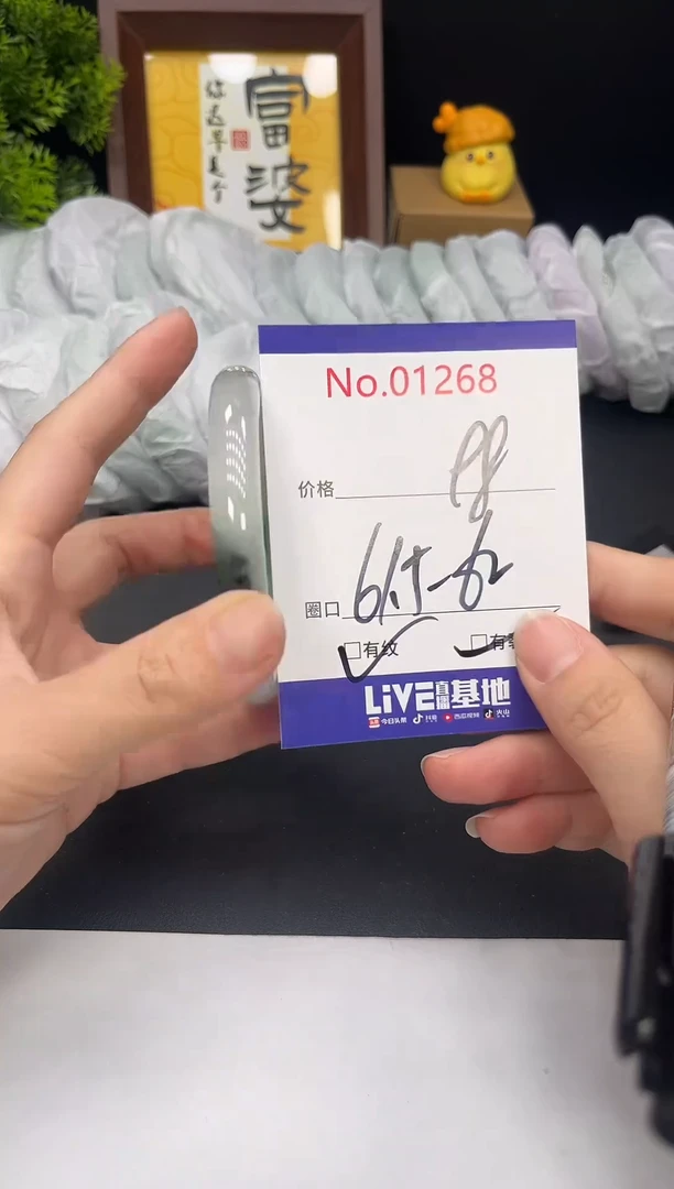 未镶嵌手镯翡翠拍下以实物为准1268