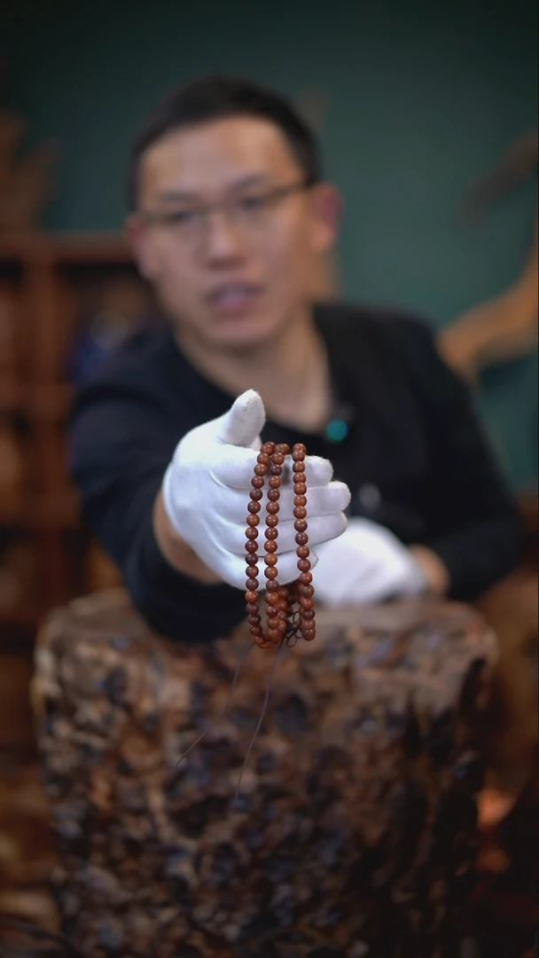 【闪购商品】梨木雷击枣木手串0.8