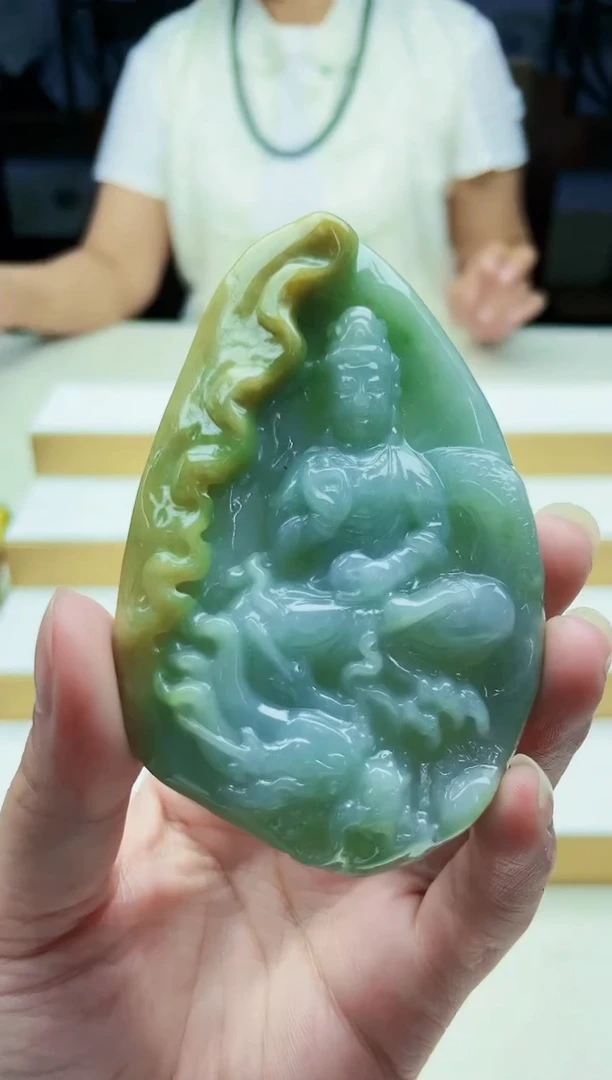 未镶嵌定制翡翠毛货09140183
