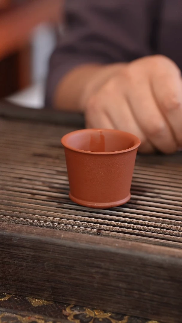 茶壶紫砂北红赤铁杯子50cc