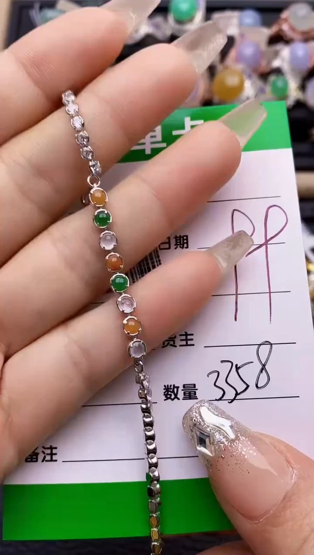 【闪购商品】翡翠戒指银S925镶嵌3358