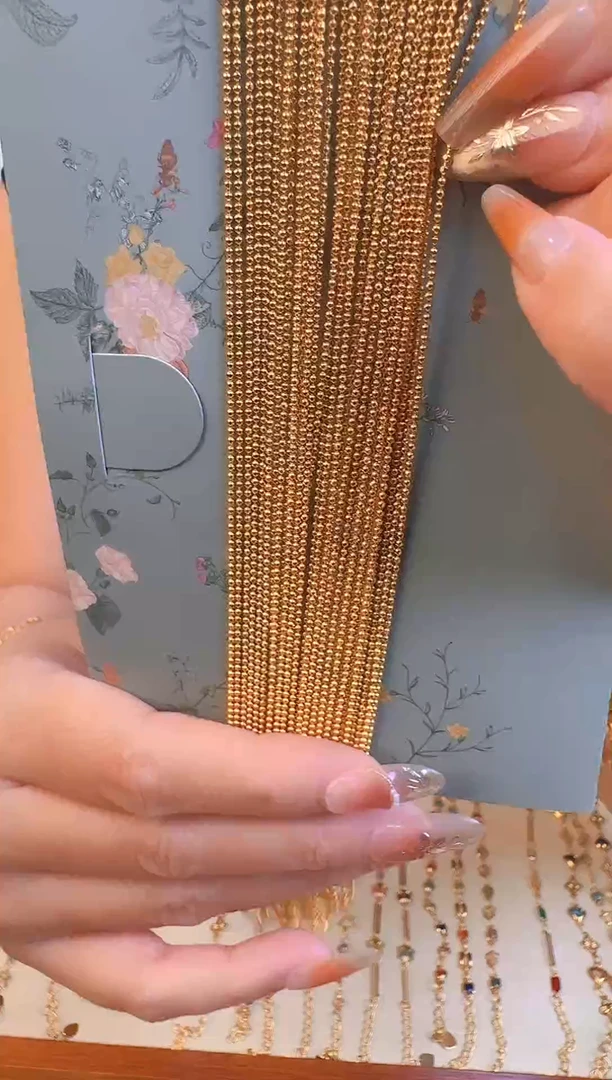 45cm固定切面珠珠链1.8g（多样性发货）