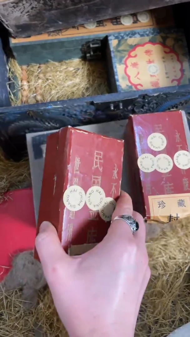 木摆件高端精美红漆漆盒子一件链接