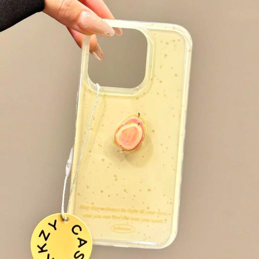 诚星泽旋转立体芭乐适用苹果16PROMAX手机壳华为OPPO小米VIVO新款