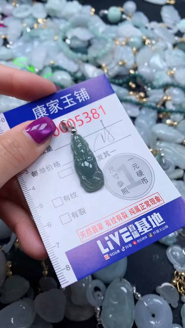 颈饰未镶嵌翡翠5381