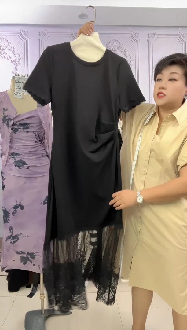品牌捡漏大长连衣裙穿到120斤