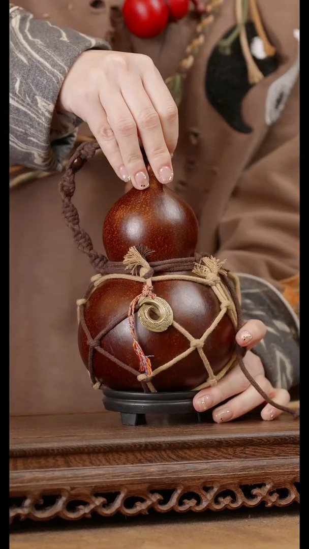 43号精品天然大漆酒葫芦一物一拍~