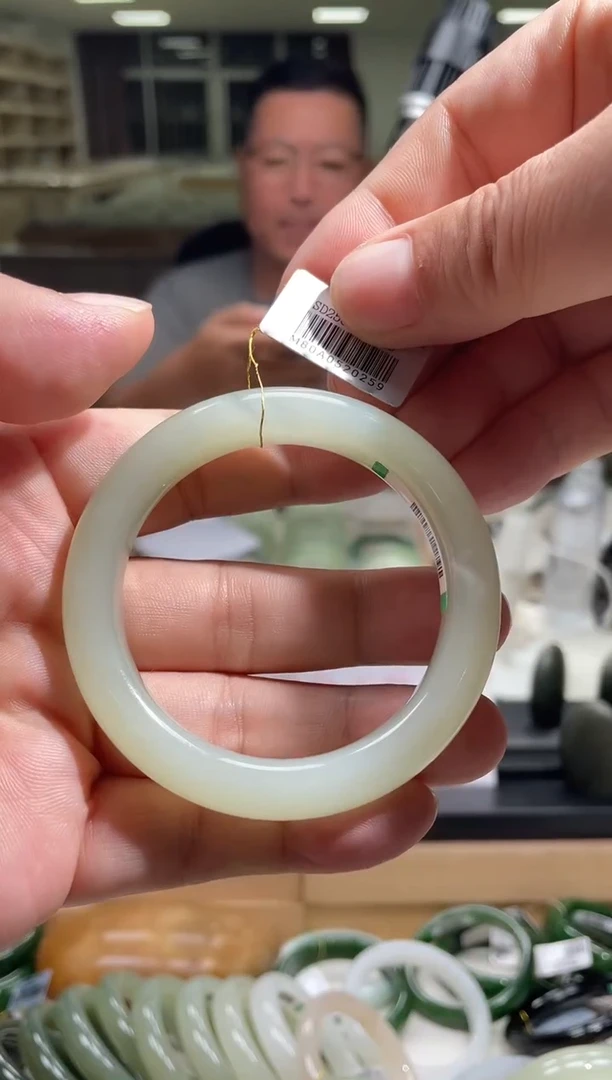 未镶嵌手镯和田玉55-56圈口 0259