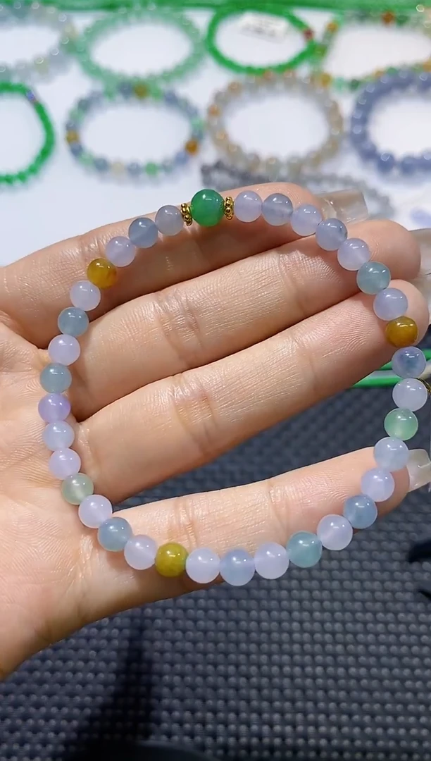 散珠翡翠卡5加手串