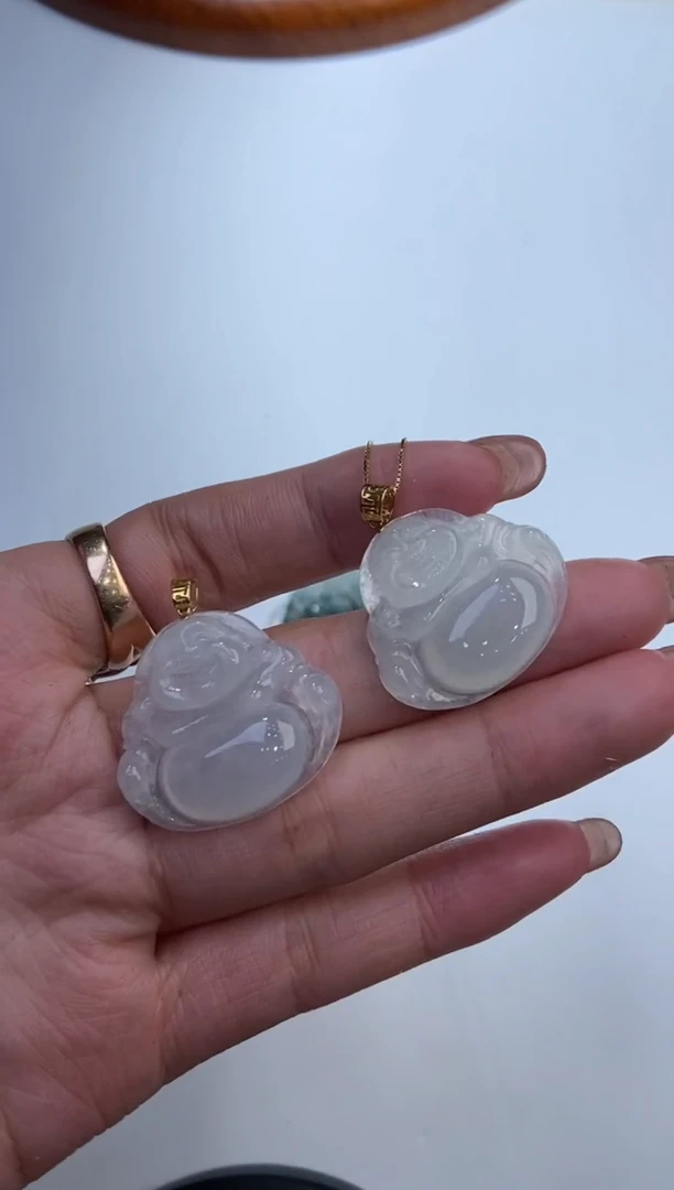 【闪购商品】翡翠挂件18K金镶嵌2208973/苏/佛公/多样性一件发