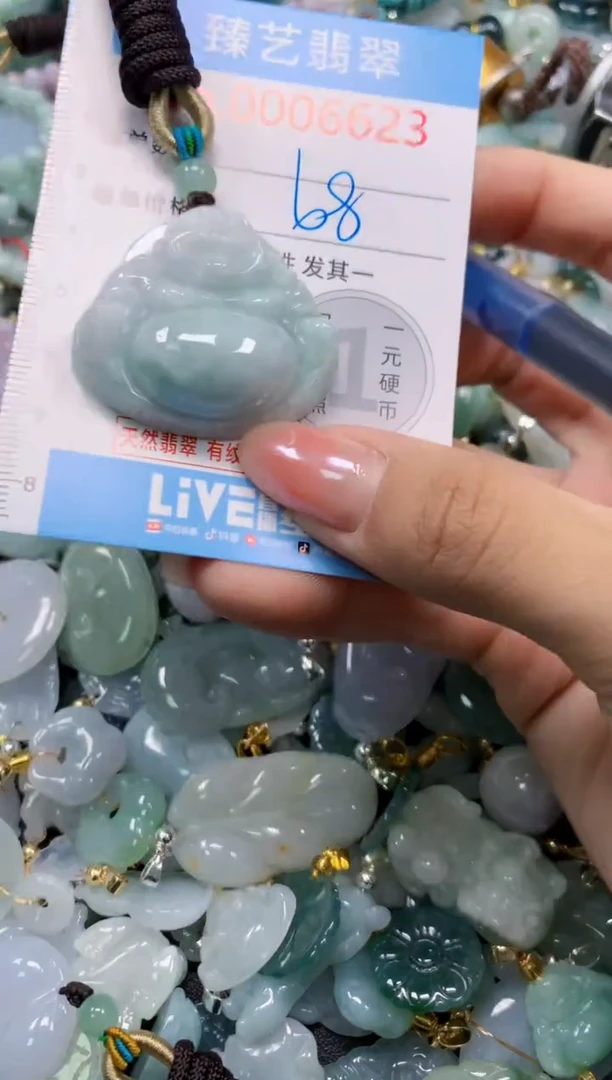 颈饰未镶嵌翡翠6623