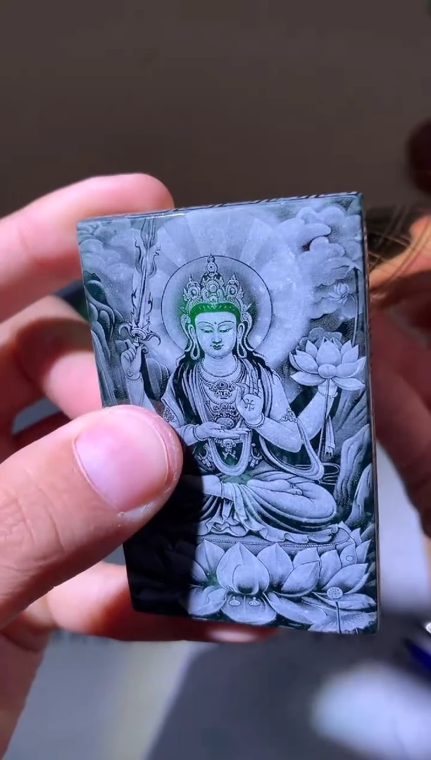 颈饰未镶嵌翡翠财**满翡翠挂件 多样性发一件