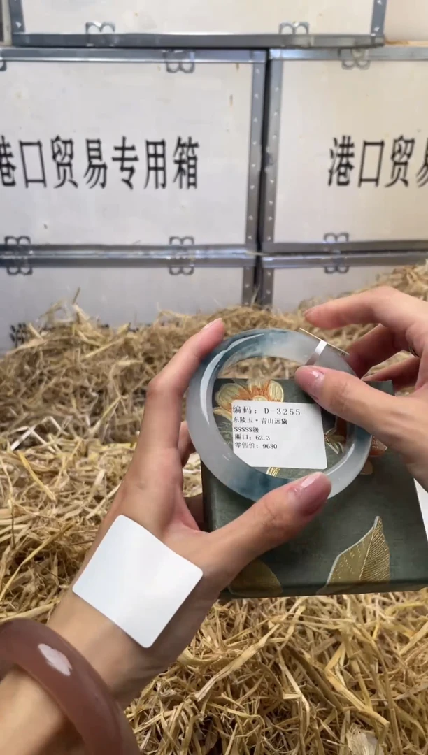 未镶嵌手镯石英质玉D3255