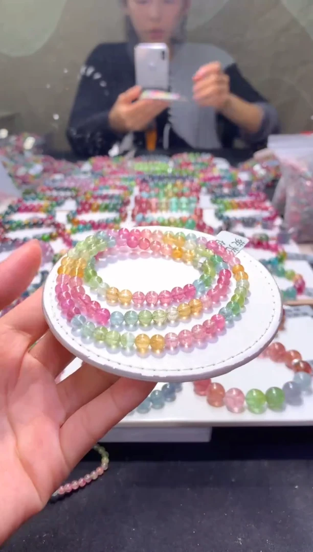 未镶嵌手串碧玺A45【天然碧玺】