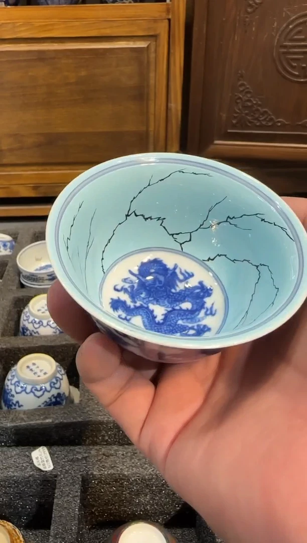 瓷片景德镇瓷器茶器茶杯