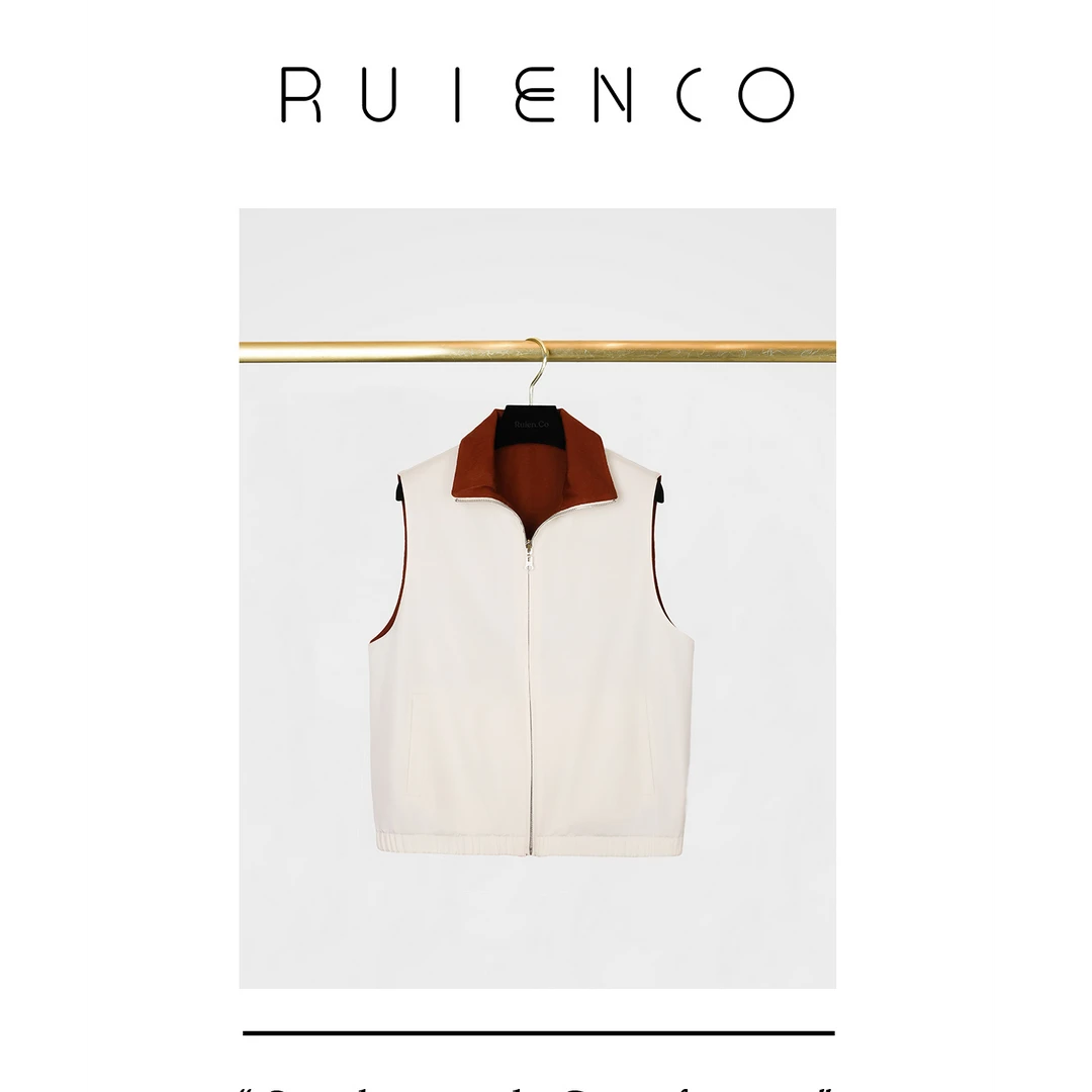 我是摩羯 LP马甲 50DAB两面穿旋转拉头透气防水时尚百搭上衣