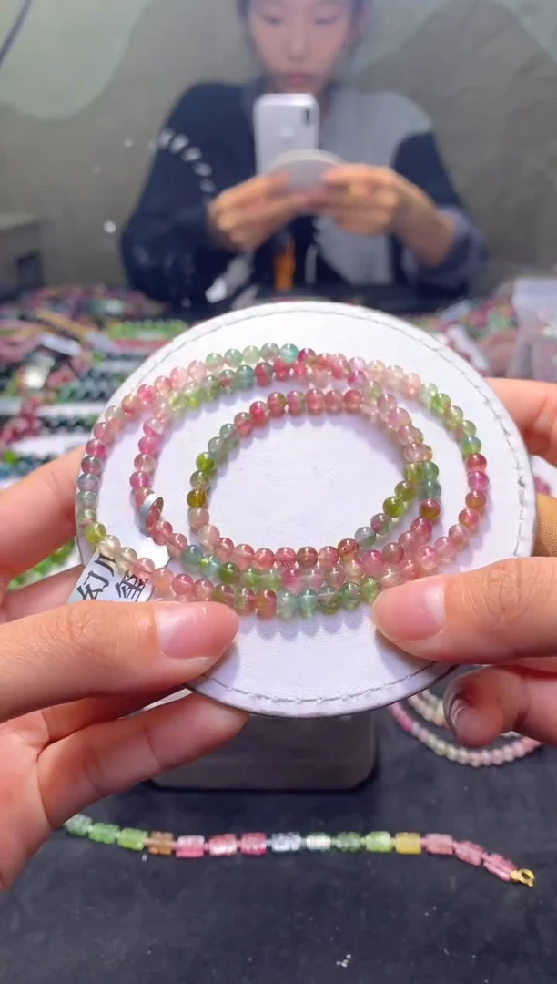 未镶嵌手串碧玺A35【天然碧玺】