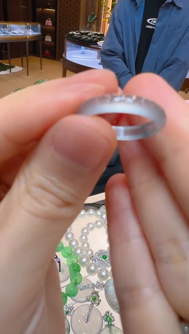 翡翠戒圈未镶嵌多样性团购发一件