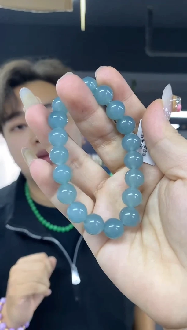未镶嵌手链翡翠多样性发其一颜色微差