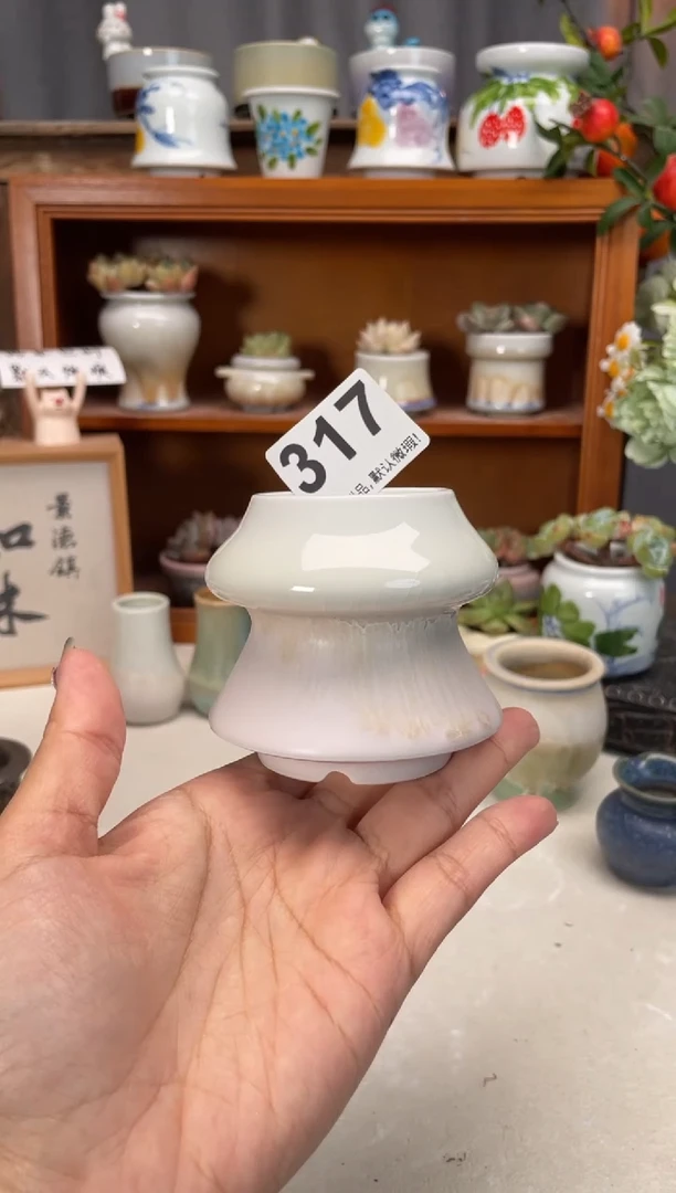瓷片317知木小芳花盆编号
