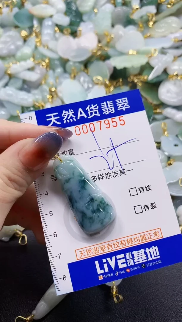 颈饰未镶嵌翡翠天然A货翡翠