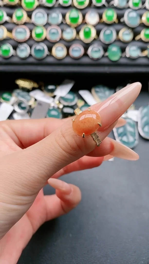 【闪购商品】翡翠戒指银S925镶嵌1111111