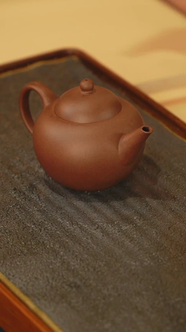 【闪购商品】紫砂茶壶紫泥宝珍水平