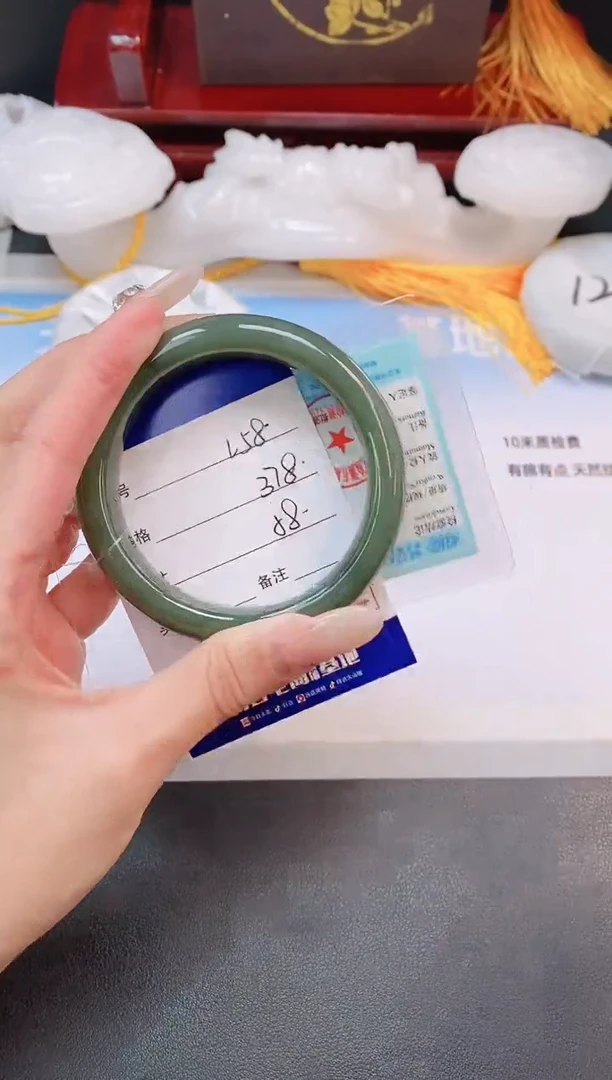 未镶嵌手镯和田玉1L58-58