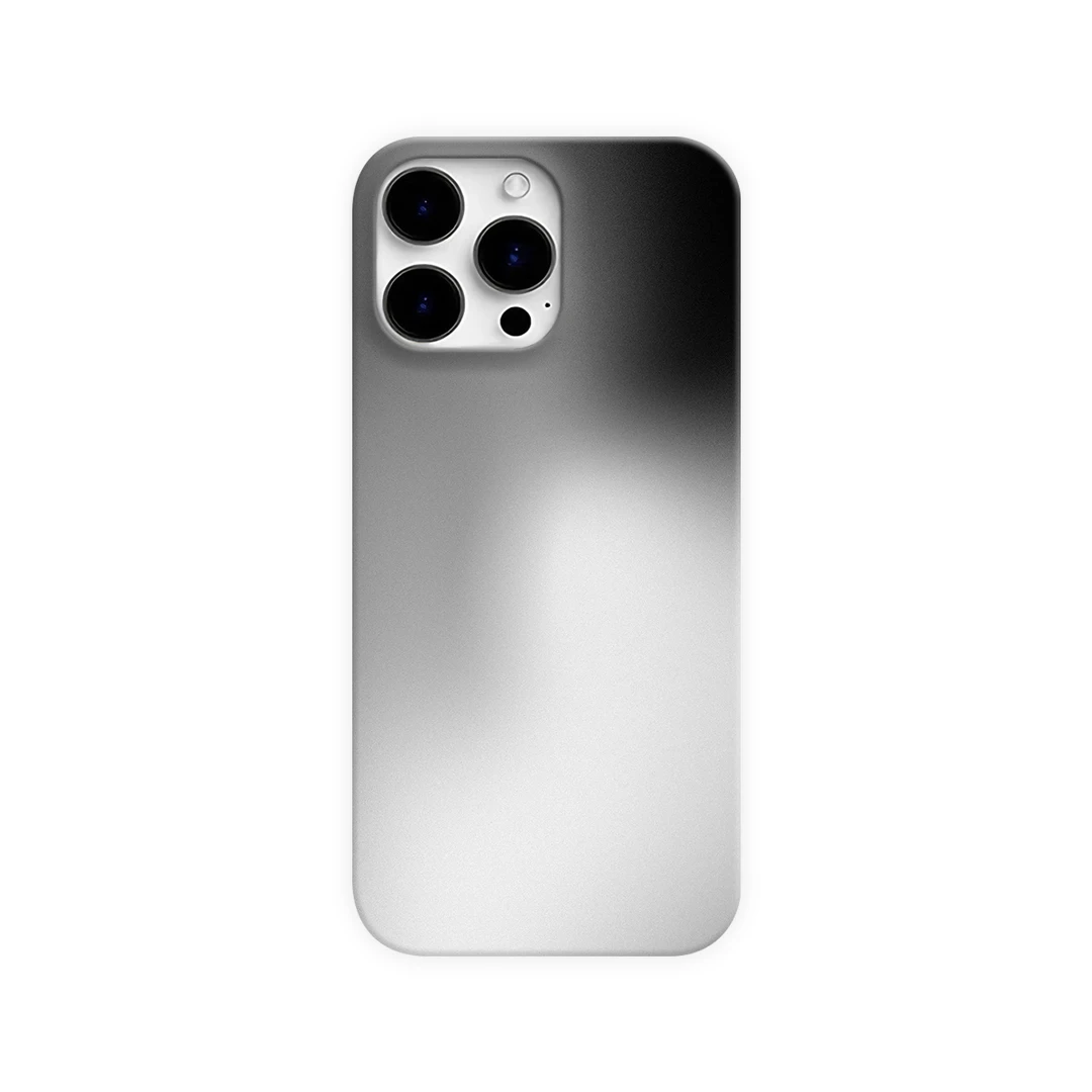 黑白渐变手机壳适用于苹果16promax华为mate荣耀vivo小米oppo一加