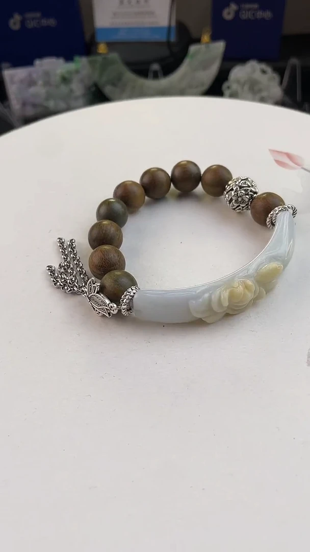未镶嵌手链翡翠手工定制默认微瑕主播介绍为准