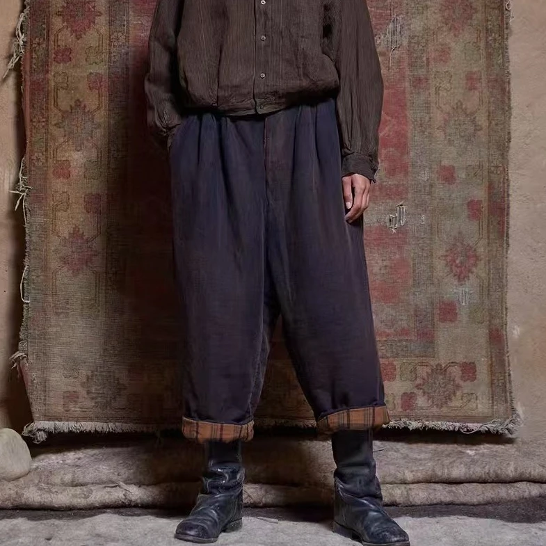 左岸迷香·贞琦坊 休闲裤百搭复古双层加厚Z24FW9010