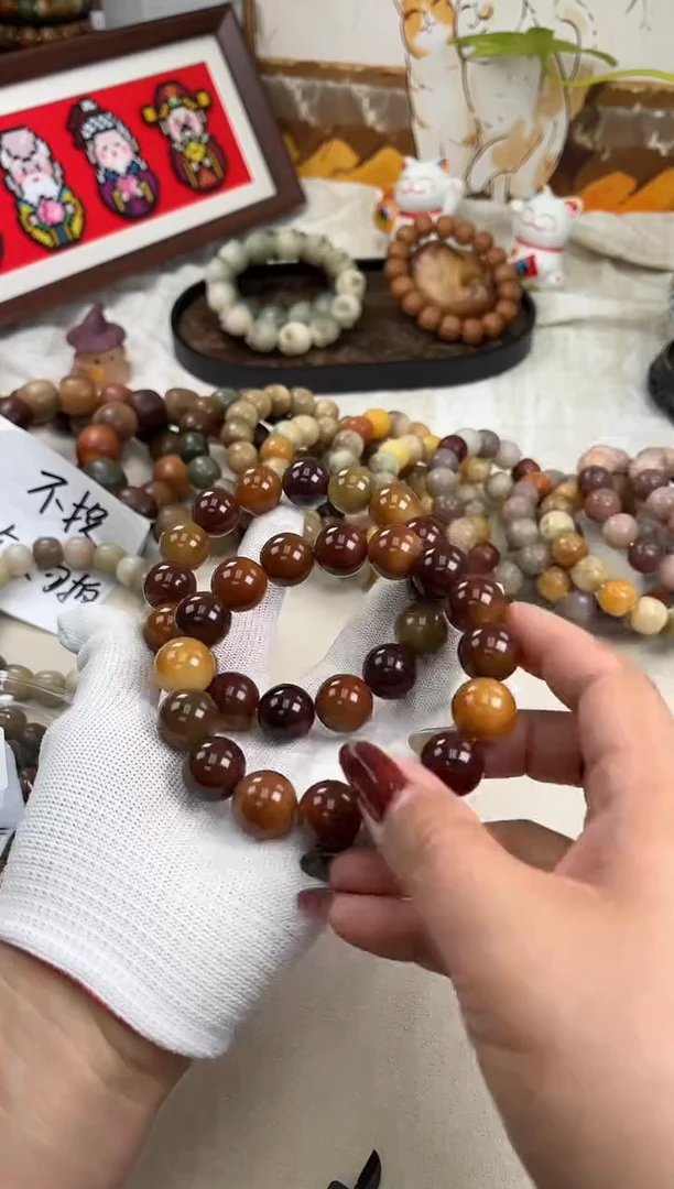 手串菩提根/象牙果a291 卡16.7 水磨微瑕